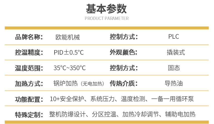 TCU溫控單元參數